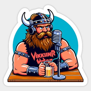 Viking Podcast V3 - Six-finger Savage Sticker